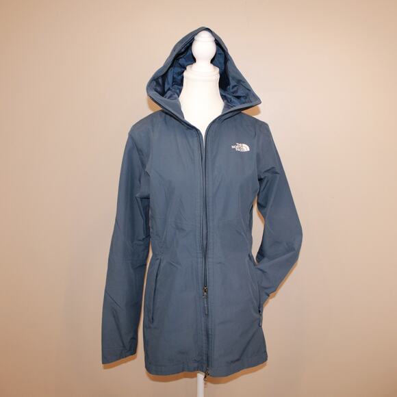 THE NORTH FACE W Hikesteller Parka Shell Women's Jacket Dark Teal Blue sz Small - Picture 1 of 11